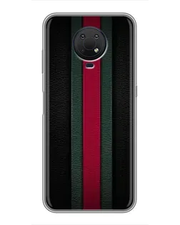Чехол для Nokia G10 с картинкой «Gucci — неоновая линия»