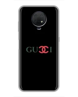 Чехол для Nokia G10 с картинкой «Gucci — красный градиент»