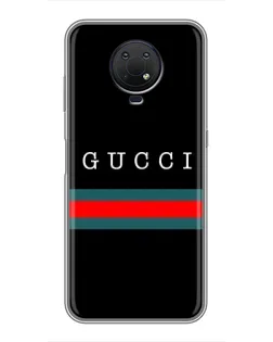 Чехол для Nokia G10 с картинкой «Gucci — красный пояс»