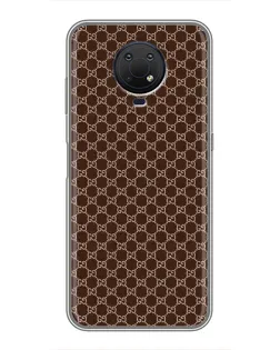 Чохол для Nokia G10 з картинкою «Gucci — шоколадна сітка» Чохол для Nokia G10 з картинкою «Gucci — шоколадна сітка»