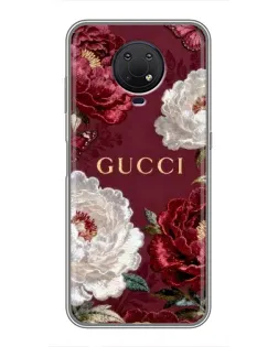 Чохол для Nokia G10 з картинкою «Gucci — бордові троянди» Чохол для Nokia G10 з картинкою «Gucci — бордові троянди»