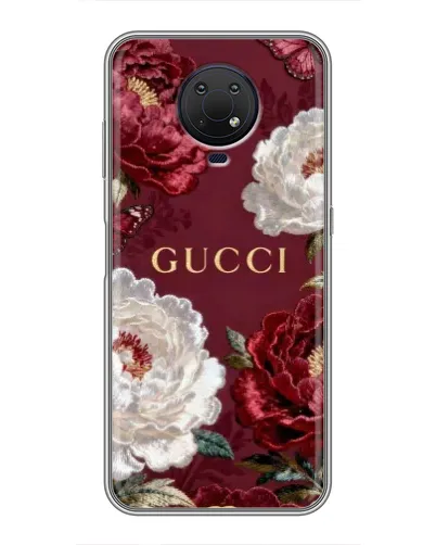 Чохол для Nokia G10 з картинкою «Gucci — бордові троянди» Чохол для Nokia G10 з картинкою «Gucci — бордові троянди»