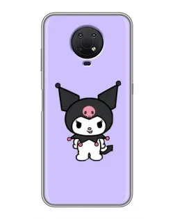 Чохол для Nokia G10 з картинкою «Kuromi — ніжний фіолетовий»