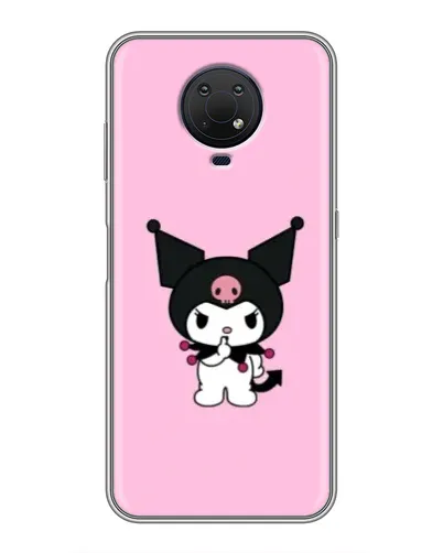 Чохол для Nokia G10 з картинкою «Kuromi — рожева ніжність»