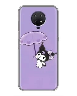 Чохол для Nokia G10 з картинкою «Kuromi з парасолькою»