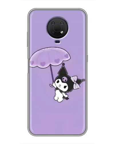Чохол для Nokia G10 з картинкою «Kuromi з парасолькою»
