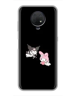 Чохол для Nokia G10 з картинкою «My Melody та Kuromi»