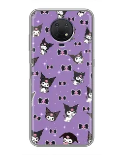 Чохол для Nokia G10 з картинкою «Kuromi — патерн»