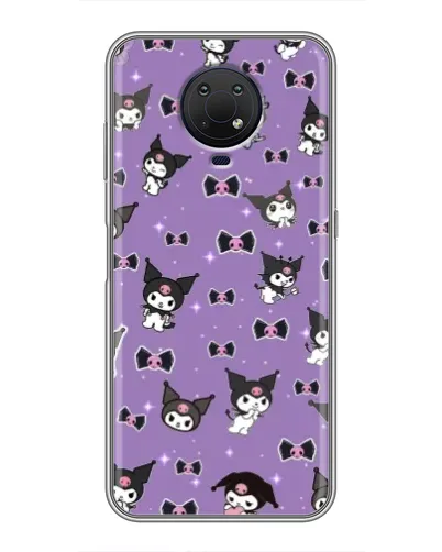 Чохол для Nokia G10 з картинкою «Kuromi — патерн»