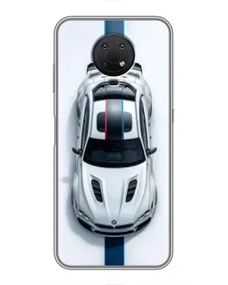 Чехол для Nokia G10 с картинкой «Вид сверху — BMW M»
