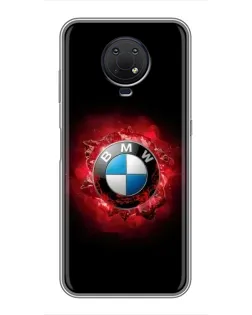 Чехол для Nokia G10 с картинкой «Логотип BMW — вспышка»