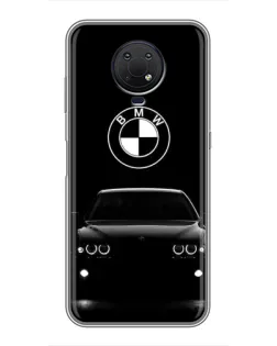 Чехол для Nokia G10 с картинкой «BMW — взгляд из темноты»