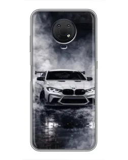 Чехол для Nokia G10 с картинкой «BMW сквозь туман»