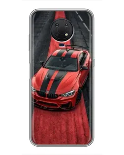 Чехол для Nokia G10 с картинкой «BMW на красной дорожке»