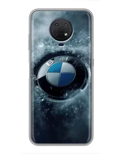 Чохол для Nokia G10 з картинкою «Логотип BMW — лід»