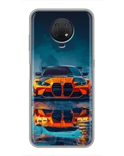 Чохол для Nokia G10 з картинкою «BMW — золота емблема»