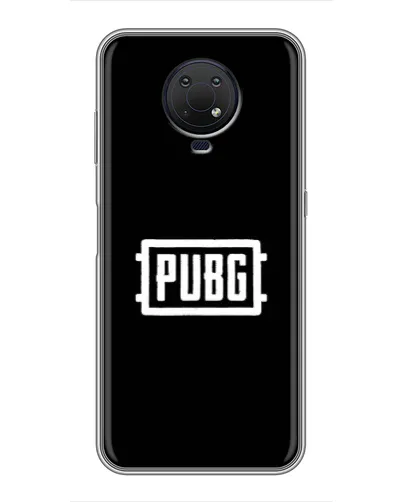 Чехол для Nokia G10 с картинкой «Лого BMW — металлический блеск»