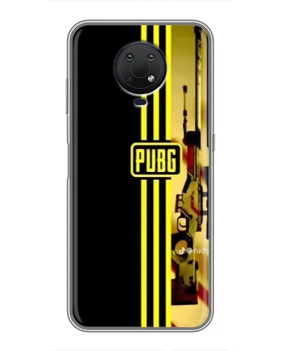 Чехол для Nokia G10 с картинкой «PUBG — камуфляжный шлем»