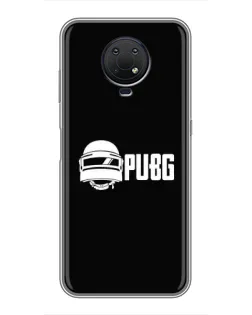 Чехол для Nokia G10 с картинкой «PUBG — классический лого»
