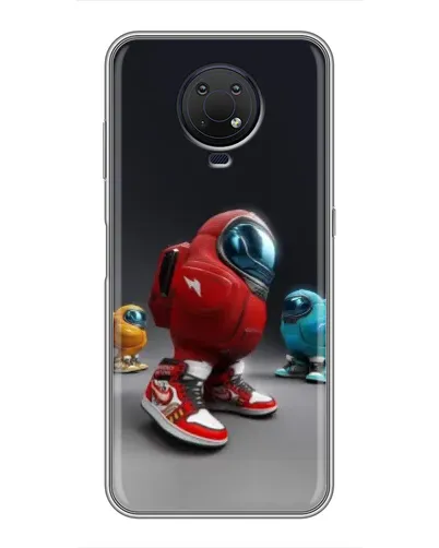 Чехол для Nokia G10 с картинкой «Among Us — 3D стиль»