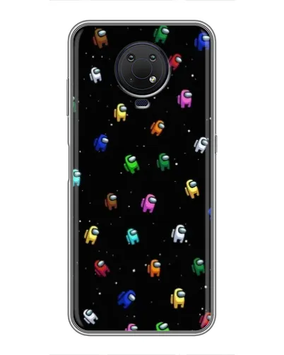 Чехол для Nokia G10 с картинкой «Экипаж Among Us»