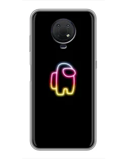 Чехол для Nokia G10 с картинкой «Among Us градиент»