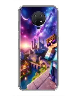 Чохол для Nokia G10 з картинкою «Стів та космос» Чохол для Nokia G10 з картинкою «Стів та космос»