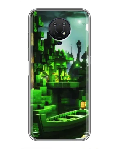 Чехол для Nokia G10 с картинкой «Minecraft лесной пейзаж» Чехол для Nokia G10 с картинкой «Minecraft лесной пейзаж»