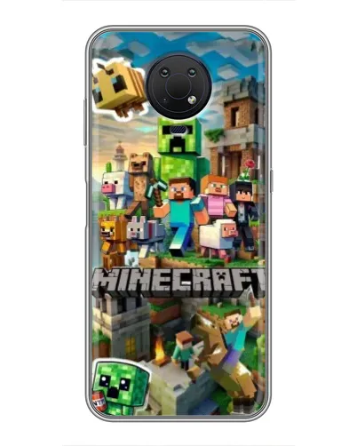 Чехол для Nokia G10 с картинкой «Замок Minecraft» Чехол для Nokia G10 с картинкой «Замок Minecraft»