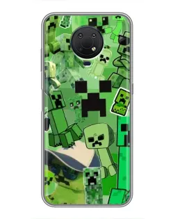 Чохол для Nokia G10 з картинкою «Кріпери Minecraft» Чохол для Nokia G10 з картинкою «Кріпери Minecraft»