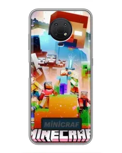 Чохол для Nokia G10 з картинкою «Minecraft герої гри» Чохол для Nokia G10 з картинкою «Minecraft герої гри»