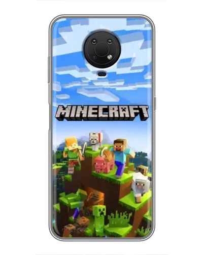 Чехол для Nokia G10 с картинкой «Minecraft классический мир» Чехол для Nokia G10 с картинкой «Minecraft классический мир»