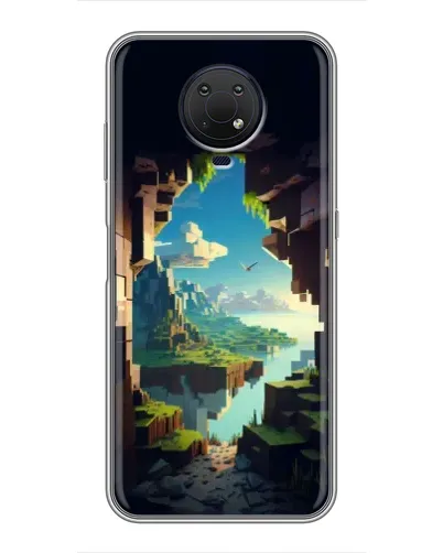 Чехол для Nokia G10 с картинкой «Вид из пещеры» Чехол для Nokia G10 с картинкой «Вид из пещеры»