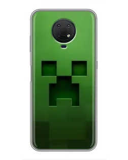 Чехол для Nokia G10 с картинкой «Крипер микро-дизайн»