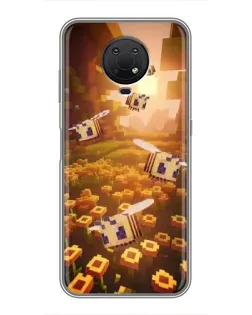 Чехол для Nokia G10 с картинкой «Поле подсолнухов»