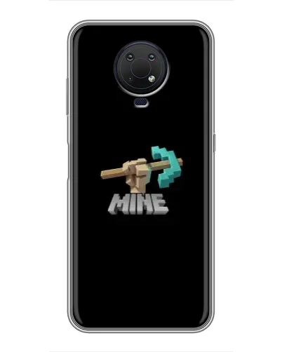 Чехол для Nokia G10 с картинкой «Алмазная кирка» Чехол для Nokia G10 с картинкой «Алмазная кирка»