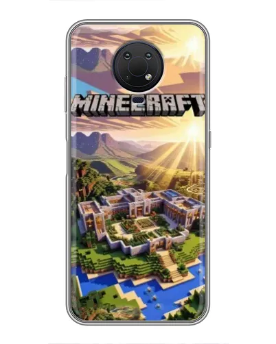 Чехол для Nokia G10 с картинкой «Minecraft панорама» Чехол для Nokia G10 с картинкой «Minecraft панорама»