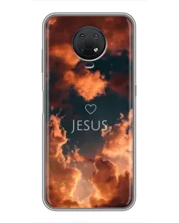 Чехол для Nokia G10 с картинкой «Сияние Имени Jesus»