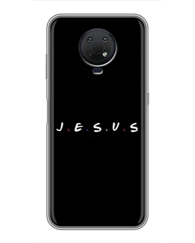 Чехол для Nokia G10 с картинкой «Точки веры J.E.S.U.S.»