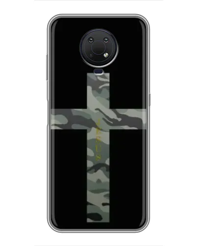 Чехол для Nokia G10 с картинкой «Милитари Крест»