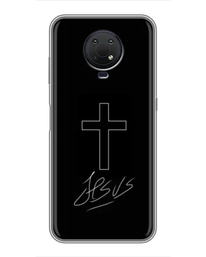 Чохол для Nokia G10 з картинкою «Графічний хрест Jesus» Чохол для Nokia G10 з картинкою «Графічний хрест Jesus»