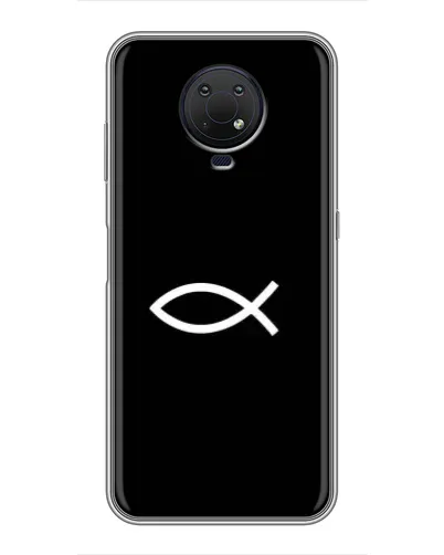Чохол для Nokia G10 з картинкою «Символ риби Jesus» Чохол для Nokia G10 з картинкою «Символ риби Jesus»