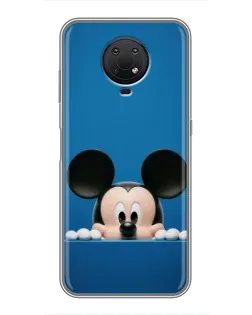 Чехол для Nokia G10 с картинкой «Микки выглядывает» Чехол для Nokia G10 с картинкой «Микки выглядывает»