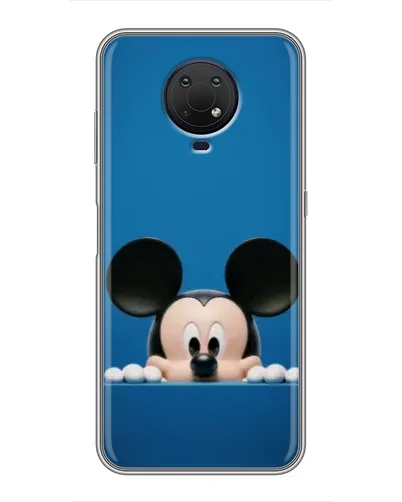 Чехол для Nokia G10 с картинкой «Микки выглядывает» Чехол для Nokia G10 с картинкой «Микки выглядывает»