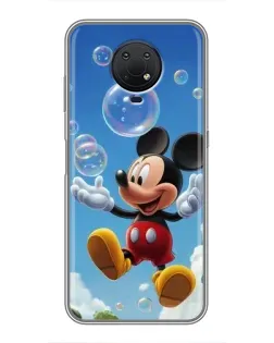 Чехол для Nokia G10 с картинкой «Mickey и мыльные пузыри» Чехол для Nokia G10 с картинкой «Mickey и мыльные пузыри»