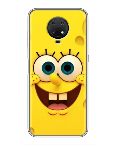 Чехол для Nokia G10 с картинкой «Губка Боб улыбка»