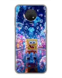 Чехол для Nokia G10 с картинкой «Неоновый океан»