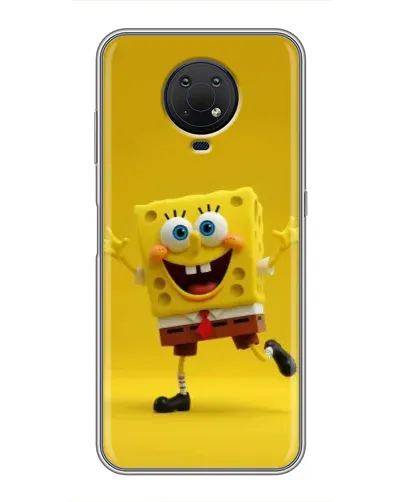Чехол для Nokia G10 с картинкой «Позитивный Губка Боб»