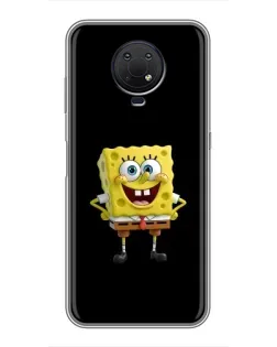 Чехол для Nokia G10 с картинкой «Классический Губка Боб»
