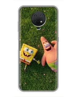 Чохол для Nokia G10 з картинкою «Друзі на галявині»